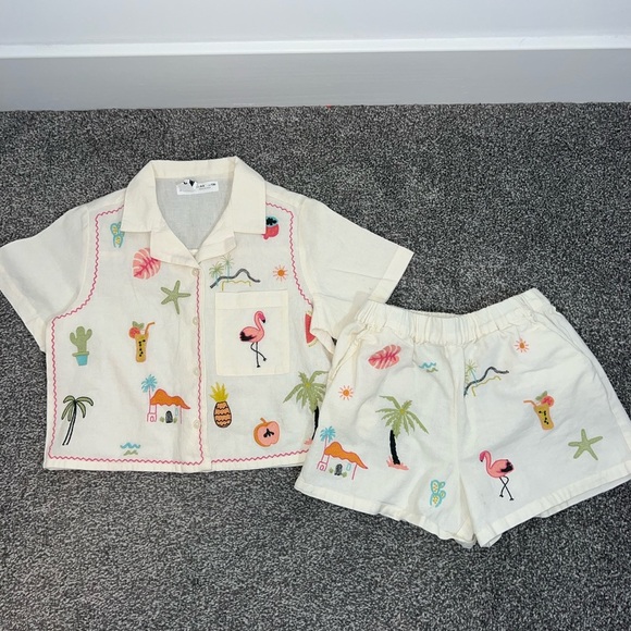 Zara Kids Embroidered Matching Set - Picture 2 of 11